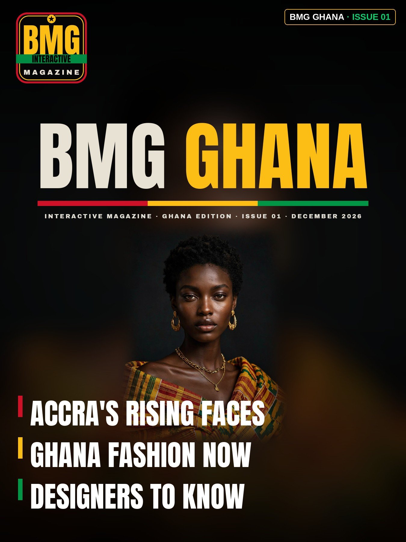 BMG Interactive Magazine Ghana Edition cover
